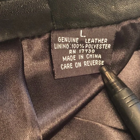 Vintage 111 STATE Black Leather Short Skirt - Picture 6 of 12